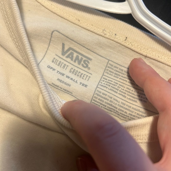 Vans Gilbert Crockett Cream Long Sleeve M - Picture 3 of 4